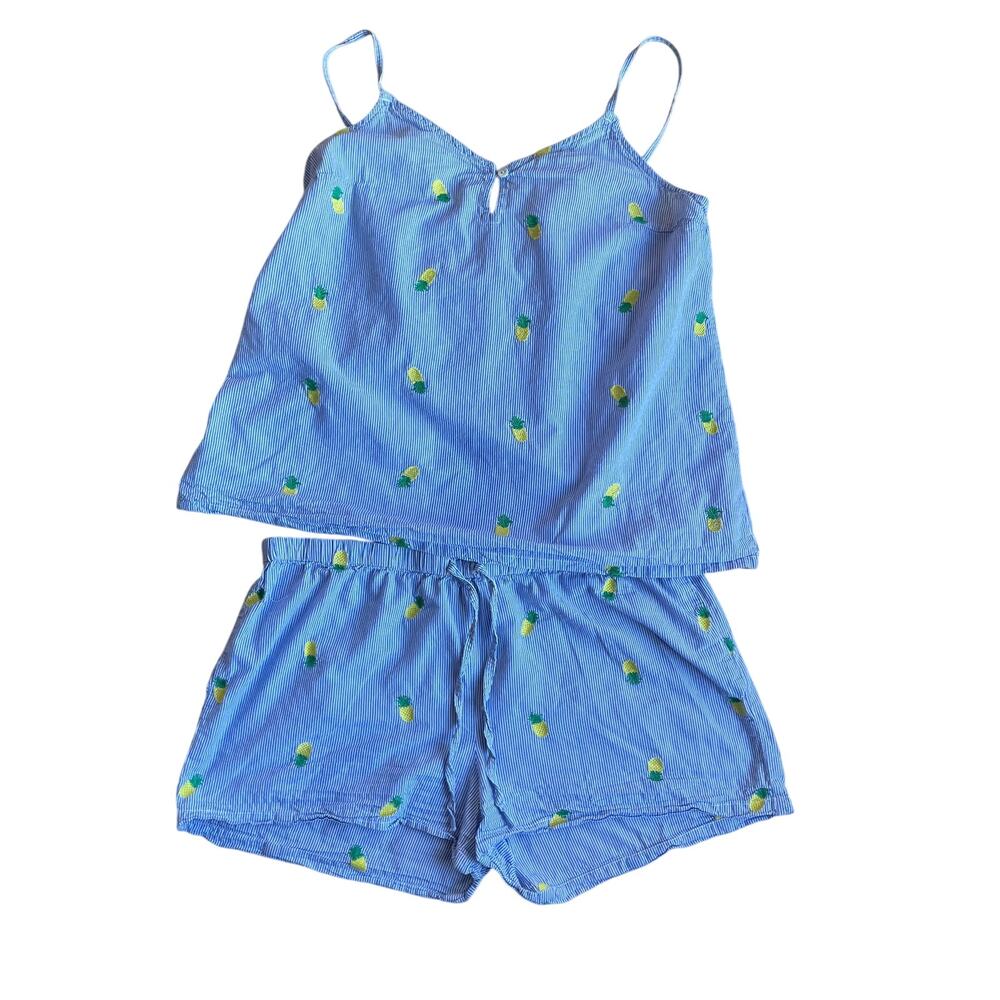 Tabitha Webb Sleepwear Pineapple tank and short set Women's S